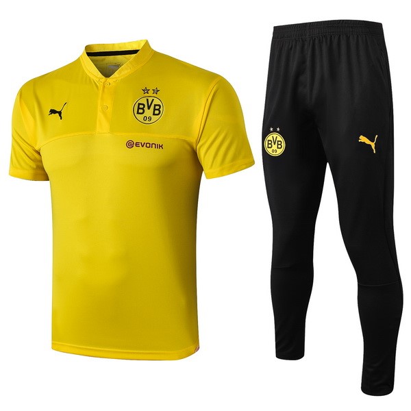 Polo Komplett Set Borussia Dortmund 2019-20 Gelb Schwarz